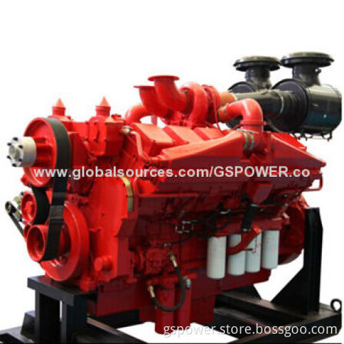 24V electric motor starters, 4-cycle/600/12-cylinder/turbocharged/water intercooling diesel engine